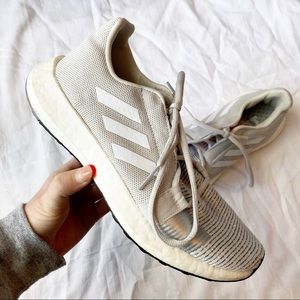 adidas Senseboost Go Womens Running Sneakers Shoes - Grey Size 8